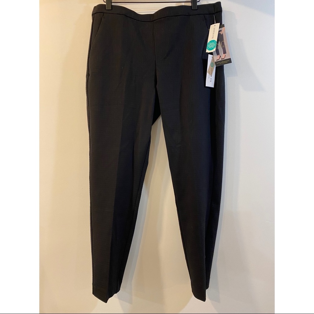 NWT Women’s Trouser - Liverpool Tyler Straight Leg Textured Trouser (size 12)